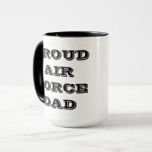 Tasse Proud Air Force Vater (Vorderseite Links)