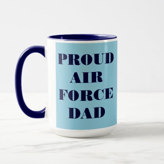 Tasse Proud Air Force Vater (Links)