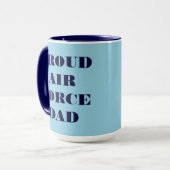 Tasse Proud Air Force Vater (Vorderseite Links)