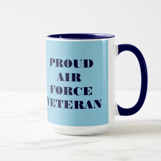 Tasse Proud Air Force Veteran (Rechts)