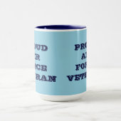Tasse Proud Air Force Veteran (Zentrum)