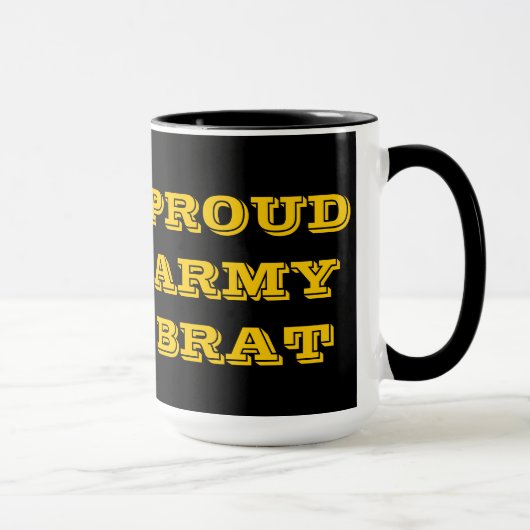 Tasse Proud Army Brat (Rechts)