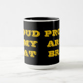 Tasse Proud Army Brat (Zentrum)