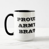 Tasse Proud Army Brat (Links)
