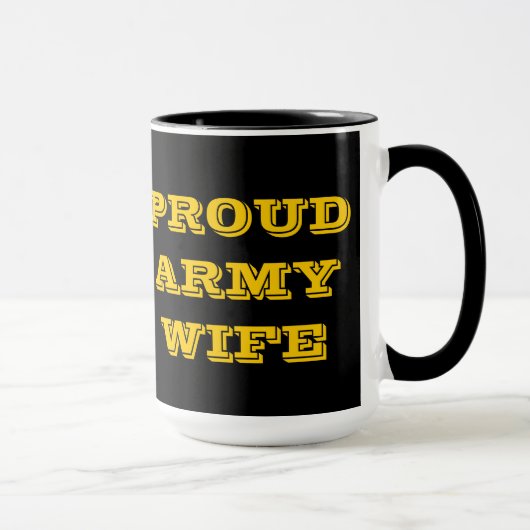 Tasse Proud Army Ehefrau (Rechts)