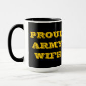 Tasse Proud Army Ehefrau (Links)