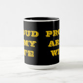 Tasse Proud Army Ehefrau (Zentrum)