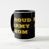 Tasse Proud Army Mama (Vorderseite Links)