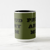 Tasse Proud Army Mama (Zentrum)