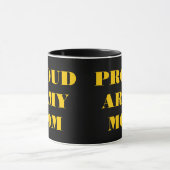 Tasse Proud Army Mama (Zentrum)