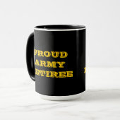 Tasse Proud Army Retiree (Vorderseite Links)