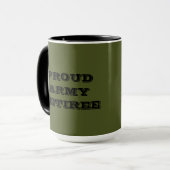 Tasse Proud Army Retiree (Vorderseite Links)