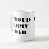 Tasse Proud Army Vater (Vorderseite Links)