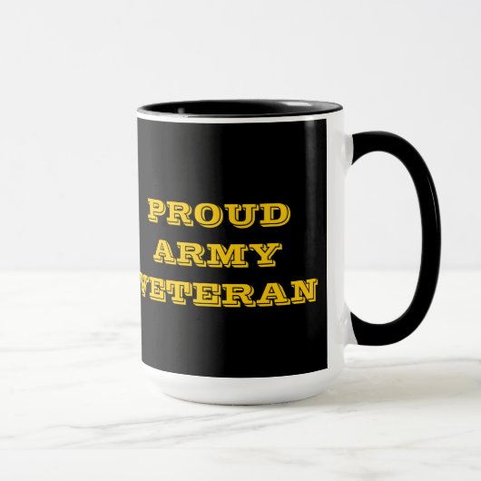 Tasse Proud Army Veteran (Rechts)