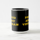 Tasse Proud Army Veteran (Zentrum)