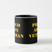 Tasse Proud Army Veteran (Zentrum)