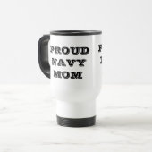 Tasse Proud Navy Mama (Vorderseite Links)