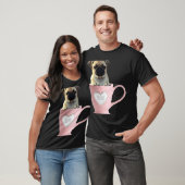 Tasse Pug L 2 T-Shirt (Unisex)