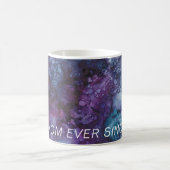 Tasse "Purple-Blues Tintenklecks" (Mittel)