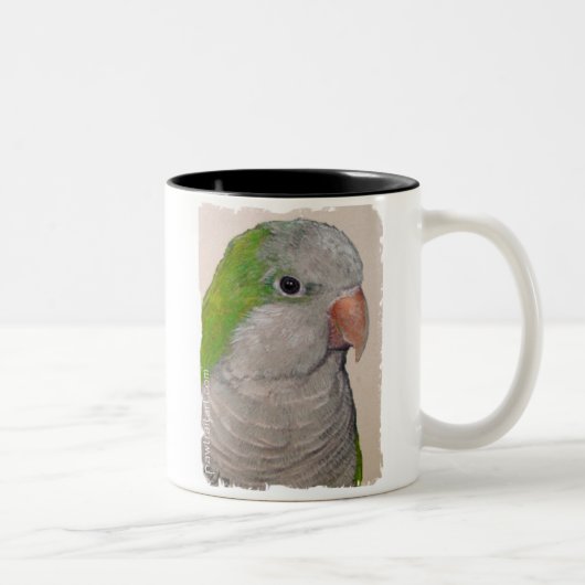 Tasse - Quäker-Papagei (Rechts)