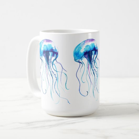 Tasse - Quallen (Vorderseite Links)