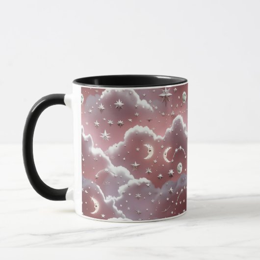 Tasse - Quartz Pink Celestial Mond (Links)