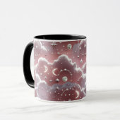 Tasse - Quartz Pink Celestial Mond (Vorderseite Links)