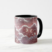 Tasse - Quartz Pink Celestial Mond (VorderseiteRechts)