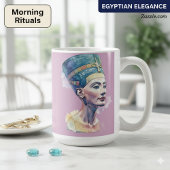 Tasse Queen Nefertiti Wasserfarbe - Ägyptische Kun