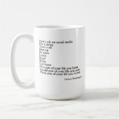 TASSE QUOTE GIFT, Dennzel washington-Zitat (Links)