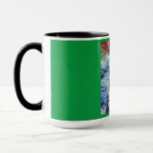Tasse Raccoon und Blue Hydrangeas (Links)