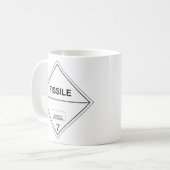 Tasse radioaktiver spaltbarer Stoffe (Vorderseite Links)