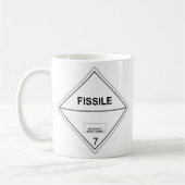 Tasse radioaktiver spaltbarer Stoffe (Links)