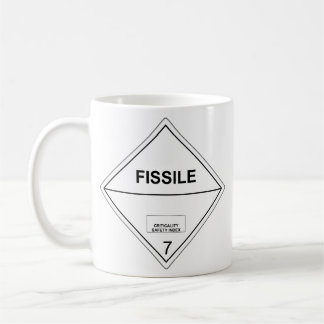 Tasse radioaktiver spaltbarer Stoffe
