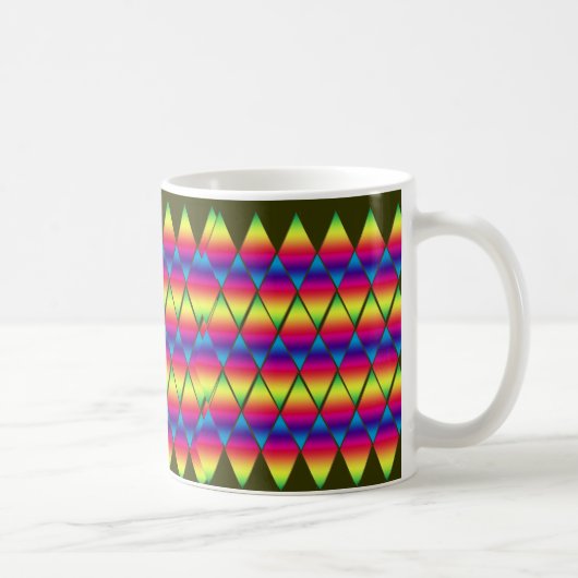 Tasse - Rainbow Diamonds (Rechts)
