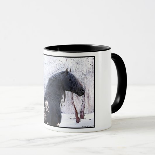 Tasse "Raphael & Snowy Trees" (VorderseiteRechts)