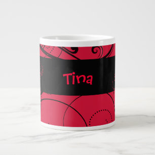 Tasse Red and Black Jumbo