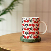 Tasse Red Cherries Pattern