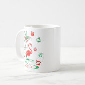 Tasse "Red Christmas Flamingo Baubles" (Vorderseite Links)