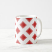 Tasse - Red Diamonds (VorderseiteRechts)