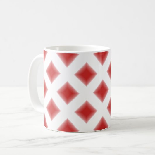 Tasse - Red Diamonds (Vorderseite Links)