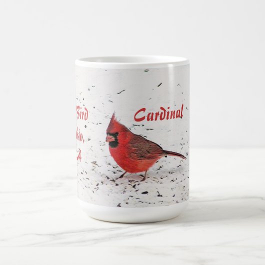 Tasse "RED KARDINAL, STAAT VORD OF OHIO" (Mittel)