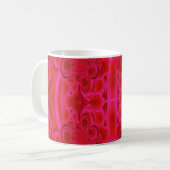 Tasse Red Vibranl Swirl (Vorderseite Links)