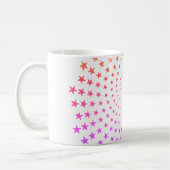 Tasse - Regenbogenfarbene Sternwirbel (Links)