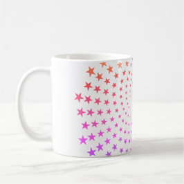 Tasse - Regenbogenfarbene Sternwirbel