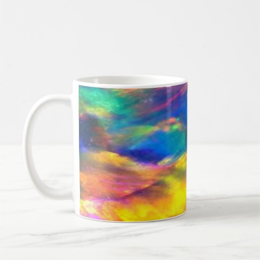 Tasse - Regenbogenopal (Links)