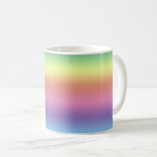 Tasse - Regenbogenstreifen (VorderseiteRechts)