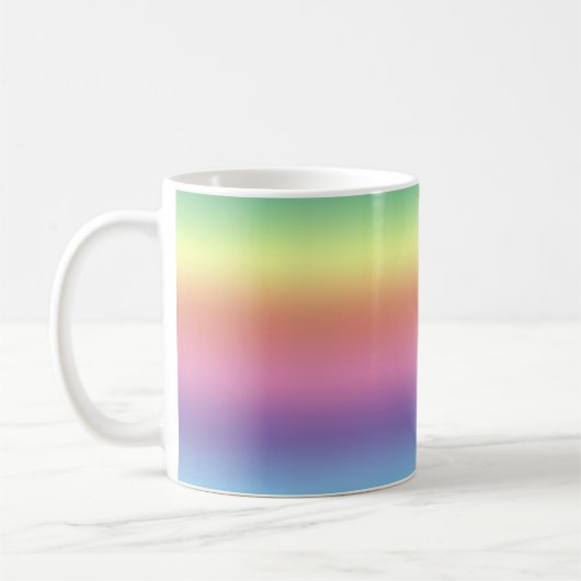 Tasse - Regenbogenstreifen (Links)
