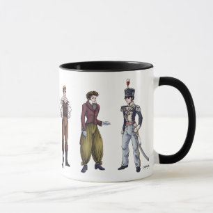 Tasse Regentschafts-Herr-Geschichtsmode-Janes