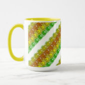 Tasse - Reihen von Gelatine Daisies (Links)